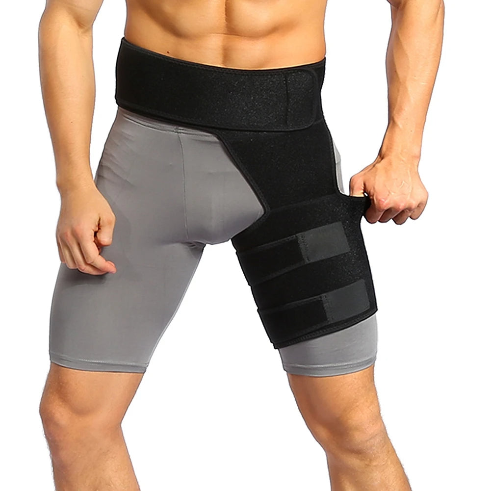 Faja Compresiva BP™ para Ingle y Cadera – Alivio de Ciática y Lesiones Musculares