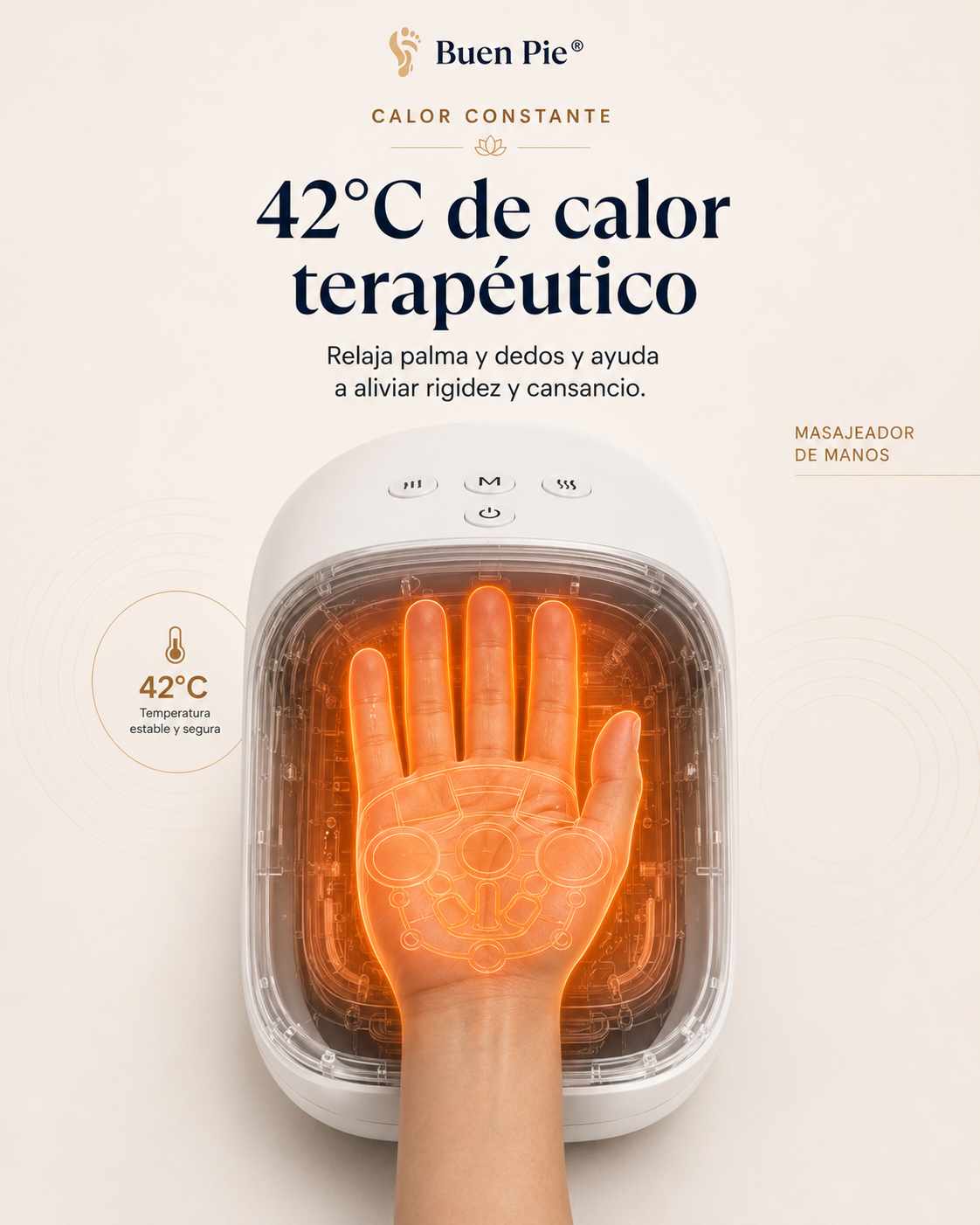 PulseHand: 42 grados de calor terapeutico