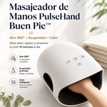 Masajeador de manos PulseHand Buen Pie: aire 360, acupresion y calor